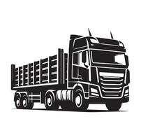 LKW Symbol Illustration Silhouette vektor