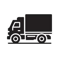 LKW Symbol Illustration Silhouette vektor