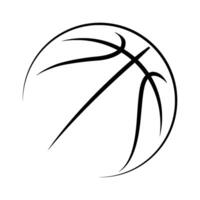 basketboll logotyp ikon vektor