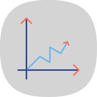 linje cirkel mång cirkel Diagram platt kurva ikon design vektor