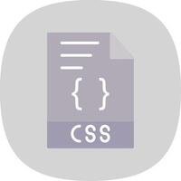 CSS eben Kurve Symbol Design vektor