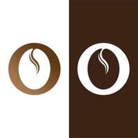 Kaffeebohne Symbol Vektor