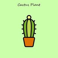 Zimmerpflanze Kaktus vektor