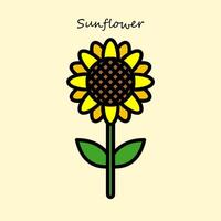 das Sonnenblume Illustration vektor