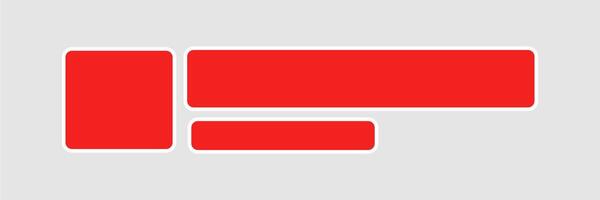 Sozial Medien niedriger dritte, mit rot gestalten Overlay Streifen . Nachrichten niedriger dritte vektor