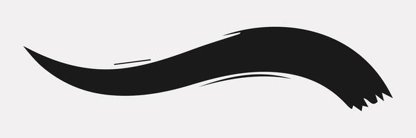 rtistiskt grungy svart måla hand tillverkad kreativ borsta stroke uppsättning isolerat på vit bakgrund. en grupp av abstrakt grunge skisser för design utbildning eller grafisk konst dekoration vektor