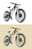 spår cykel illustrationer vektor