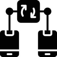 lagring data ikon symbol bild för databas illustration vektor