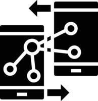 Lager Daten Symbol Symbol Bild zum Datenbank Illustration vektor