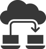 Lager Daten Symbol Symbol Bild zum Datenbank Illustration vektor