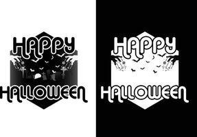 Halloween-T-Shirt-Design vektor