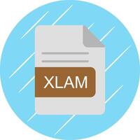 xlam Datei Format eben Kreis Symbol Design vektor