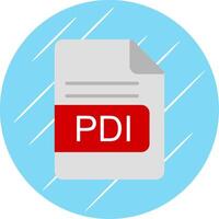 pdi Datei Format eben Kreis Symbol Design vektor