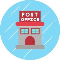 Post Büro eben Kreis Symbol Design vektor