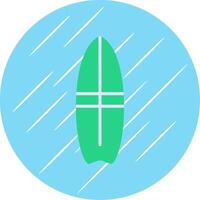 Surfer eben Kreis Symbol Design vektor