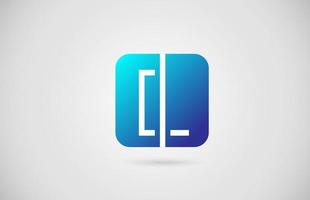 l Alphabet Buchstaben-Logo-Symbol. kreatives Design für Unternehmen und Unternehmen vektor