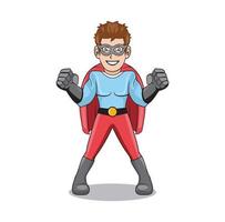 Superheld Charakter Cartoon Design Illustration vektor