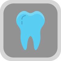 dental platt runda hörn ikon design vektor