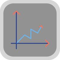 linje cirkel mång cirkel Diagram platt runda hörn ikon design vektor