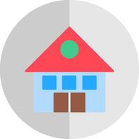 Haus eben Rahmen Symbol Design vektor