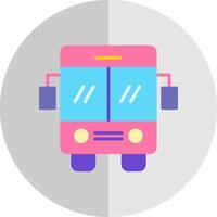 Bus eben Rahmen Symbol Design vektor
