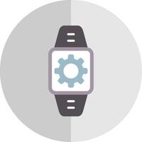 Smartwatch eben Rahmen Symbol Design vektor