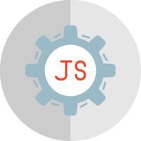 Javascript eben Rahmen Symbol Design vektor