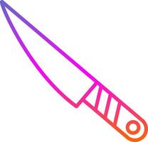 kniv linje lutning ikon design vektor