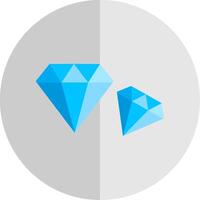 Diamant eben Rahmen Symbol Design vektor