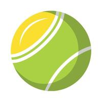 tennis boll platt illustration, illustration vektor