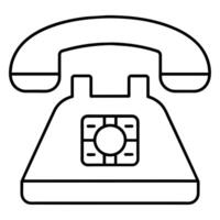 Telefon Symbol eben Stil Illustration vektor