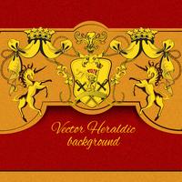 Heraldischer farbiger Hintergrund vektor