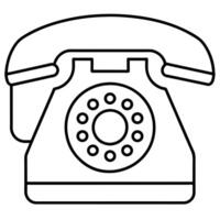 Telefon Symbol eben Stil Illustration vektor