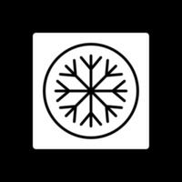 ac Glyphe invertiert Symbol Design vektor