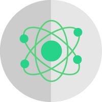 atomar eben Rahmen Symbol Design vektor