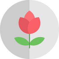 blomma platt skala ikon design vektor
