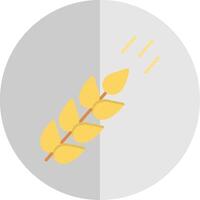 Weizen eben Rahmen Symbol Design vektor