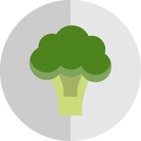 broccoli platt skala ikon design vektor