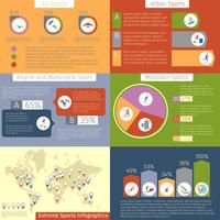 Extremsport Infografik vektor