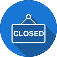 Vektor Closed Sign Icon