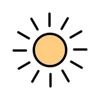 Sun-Vektor-Symbol vektor