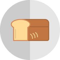 Brot eben Rahmen Symbol Design vektor