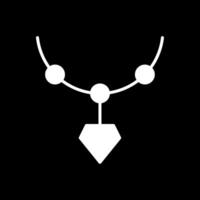 Medaillon Glyphe invertiert Symbol Design vektor