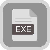 exe Datei Format eben runden Ecke Symbol Design vektor