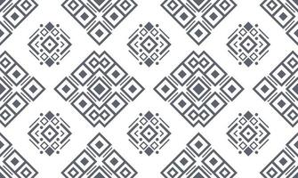 Navajo schwarz-weiß nahtlose Muster. Vektor-Hintergrund vektor