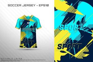 sport jersey och t-shirt mall sport jersey design vektor mockup.