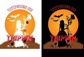 halloween t-shirt design vektor