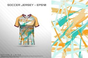 sport jersey och t-shirt mall sport jersey design vektor mockup.