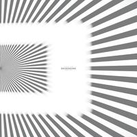 Strahlen, Balkenelement. Sunburst, Starburst-Form auf Weiß. kreisförmig geometrisch. abstrakte kreisförmige geometrische Form. Abbildung - Vektor