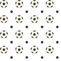 Fußball nahtlose Muster Vektor-Design-Illustration